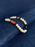 PULSEIRA PÉROLA CILINDRO PONTO CHIC