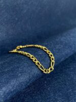 PULSEIRA PIRRE DOURADA PONTO CHIC