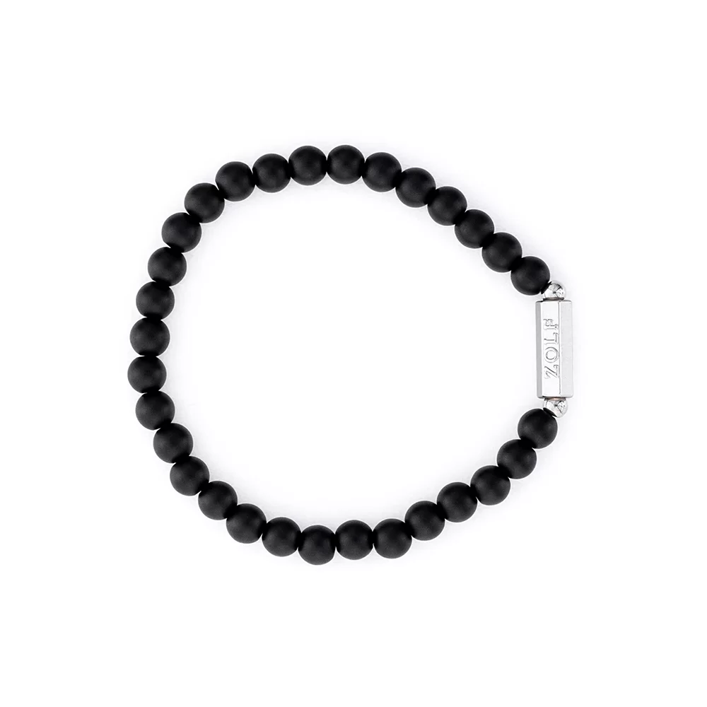 MG_5190-1 PULSEIRA DE BOLAS PRETO MATE ZOLF - Image 1