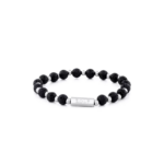 PULSEIRA DE BOLAS VULCÂNICAS COM PRATEADO ZOLF - Image 2