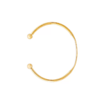 PULSEIRA ESCRAVA DETALHE ESFERA DOURADA ZOLF
