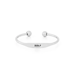 PULSEIRA ESCRAVA DETALHE ESFERA PRATEADA ZOLF - Image 2