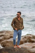 CALÇA DE GANGA AZUL DONATO