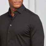 CAMISA STRETCH EASY-IRON PRETA SLIM FIT ZOLF - Image 2