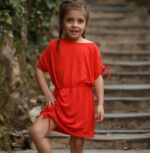 VESTIDO SULTÃO VERMELHO MISS YOU KIDS