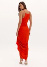 SAIA MIDI DRAPEADO VERMELHO LANÇA PERFUME - Image 2