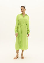 VESTIDO CAMISEIRO VERDE LANÇA PERFUME