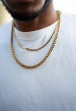 COLAR INTERQUAD GOLD PONTO CHIC