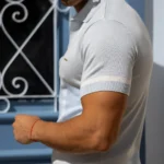 CAMISEIRO TRICOT COM RISCA AZUL CLARO ZOLF - Image 4