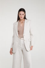 BLAZER BEGE OVERSIZED ESTRUTURADO GOA GOA - Image 5