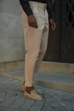 CALÇA SARJA ELASTICA BEGE DONATO - Image 2