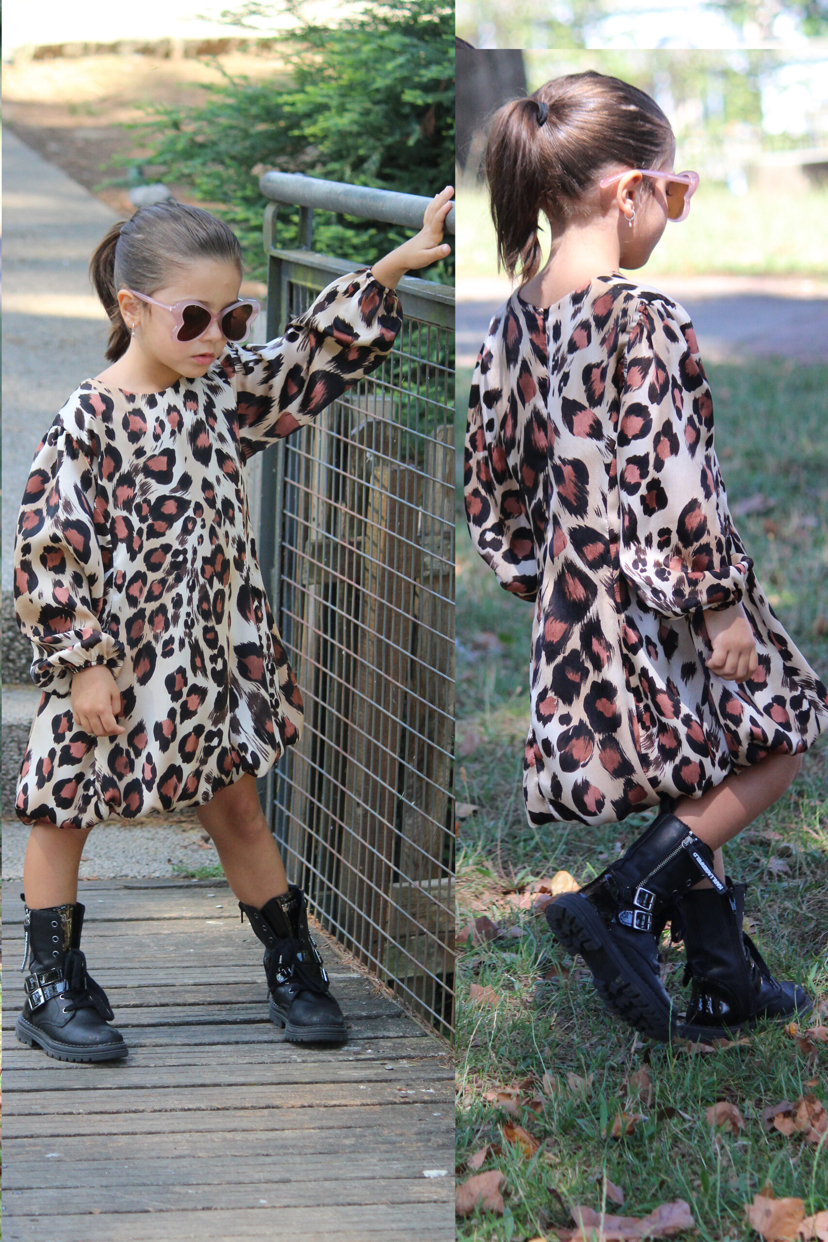 6-Look 04 VESTIDO ANIMAL PRINT MISS YOU KIDS - Image 1