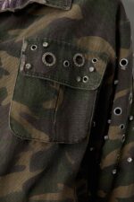 CASACA DE GANGA COM ESTAMPA E DETALHES PRATEADOS BSB - Image 3