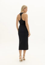 VESTIDO SUPER MIDI PRETO SEM MANGAS LANÇA PERFUME - Image 4