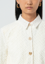 BOMBER CREME TEXTURADO FRACOMINA - Image 7