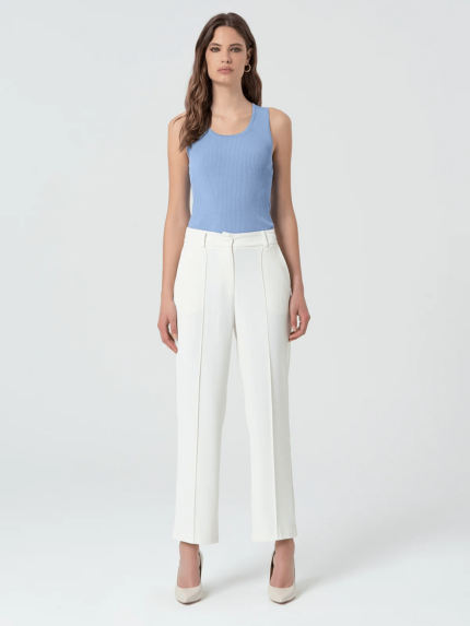 PANTALONA CHINO CREME FRACOMINA
