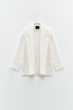 BLAZER BRANCO COM LAPELAS EM RECORTE ELEH - Image 3