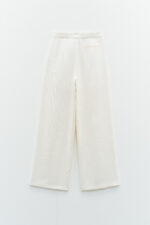 PANTALONA FLUÍDA BRANCA COM CINTO ELEH - Image 3