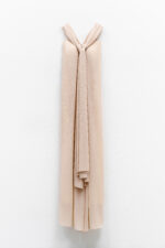 VESTIDO NUDE COM LENÇO EMBUTIDO ELEH
