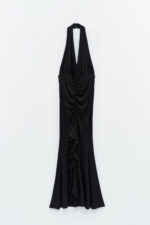 VESTIDO PRETO LICRADO EFEITO DRAPEADO ELEH - Image 4