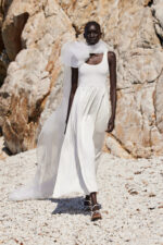 VESTIDO LONGO BRANCO CAVEADO ELEH
