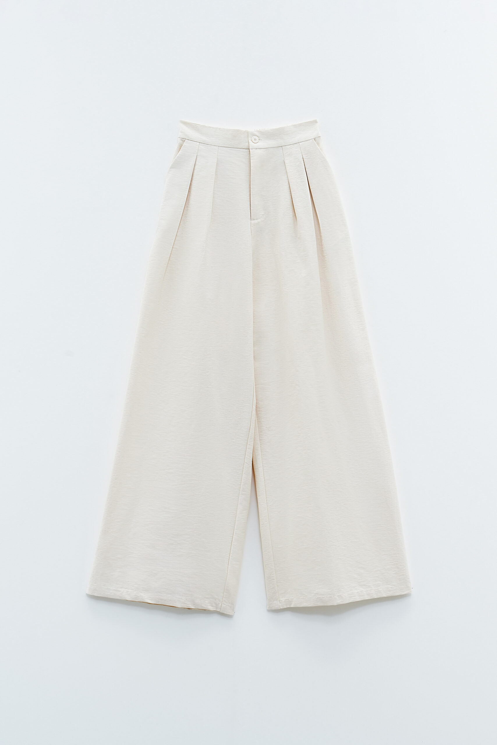 300646 CALÇA BEGE CREPE ELEH - Image 1
