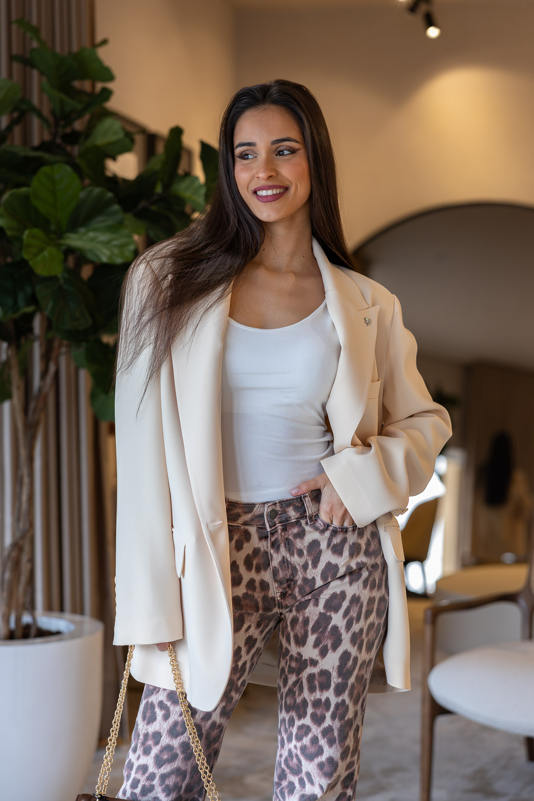 300657 BLAZER OVERSIZE BEGE ANIYE BY - Image 1