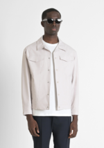 CASACO PAPIRO REGULAR FIT COM LOGO DE METAL ANTONY MORATO