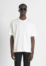 T-SHIRT CREME BOXY FIT COM LOGO BORDADO ANOTNY MORATO