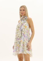 VESTIDO FLORIDO COM FOLHOS LANÇA PERFUME - Image 5
