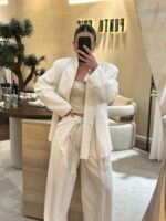 BLAZER BRANCO COM LAPELAS EM RECORTE ELEH - Image 5