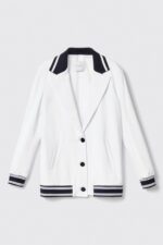 BOMBER BRANCO COM GOLA DE LAPELAS GAELLE PARIS - Image 4