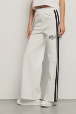 CALÇA SPORT BRANCA COM RISCA PRETA GAELLE PARIS - Image 3