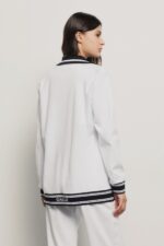 BOMBER BRANCO COM GOLA DE LAPELAS GAELLE PARIS - Image 2