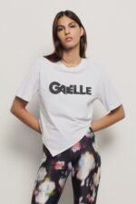 T-SHIRT BRANCA COM FRANZIDO GAELLE PARIS