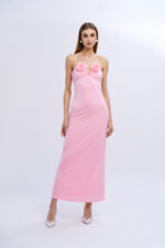 VESTIDO ROSA LONGO NO SECRETS