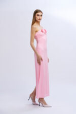 VESTIDO ROSA LONGO NO SECRETS - Image 4