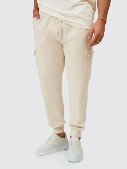 CALÇA JOGGER BEGE ZOLF