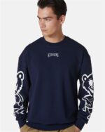 SWEATSHIRT AZUL COM BORDADO ICBERG MEN - Image 5