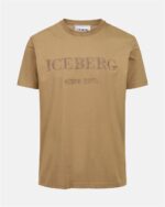 T SHIRT BEGE ESCURO COM LOGOTIPO ICEBERG MEN - Image 6