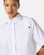 CAMISA CROPED BRANCA EM POPELINA ICEBERG WOMEN - Image 5