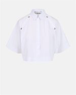 CAMISA CROPED BRANCA EM POPELINA ICEBERG WOMEN - Image 6