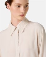 BLUSA EM CREPE CRU DETALHE NA GOLA ICEBERG WOMEN - Image 3