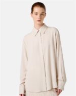 BLUSA EM CREPE CRU DETALHE NA GOLA ICEBERG WOMEN - Image 5
