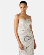 VESTIDO MIDI COM ALÇAS ESTAMPA PADRÃO ICEBERG WOMAN - Image 2
