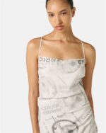 VESTIDO MIDI COM ALÇAS ESTAMPA PADRÃO ICEBERG WOMAN - Image 4