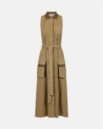 VESTIDO CARGO CAMEL COM CINTO REMOVÍVEL ICEBERG WOMAN - Image 5