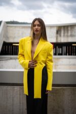 BLAZER CURTO AMARELO GAELLE PARIS