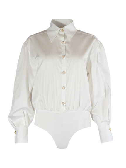 BODY BRANCO MANGA COMPRIDA SAHOCO