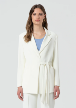 BLAZER LONGO CREME CORTE REGULAR FRACOMINA - Image 4